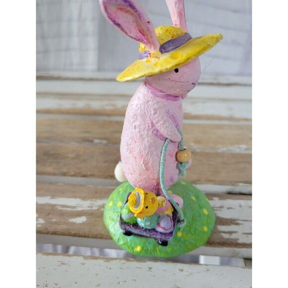 Midwest Cannon falls Easter bunny rabbit chick spring decor shabby chic David Wa - Picture 4 of 9